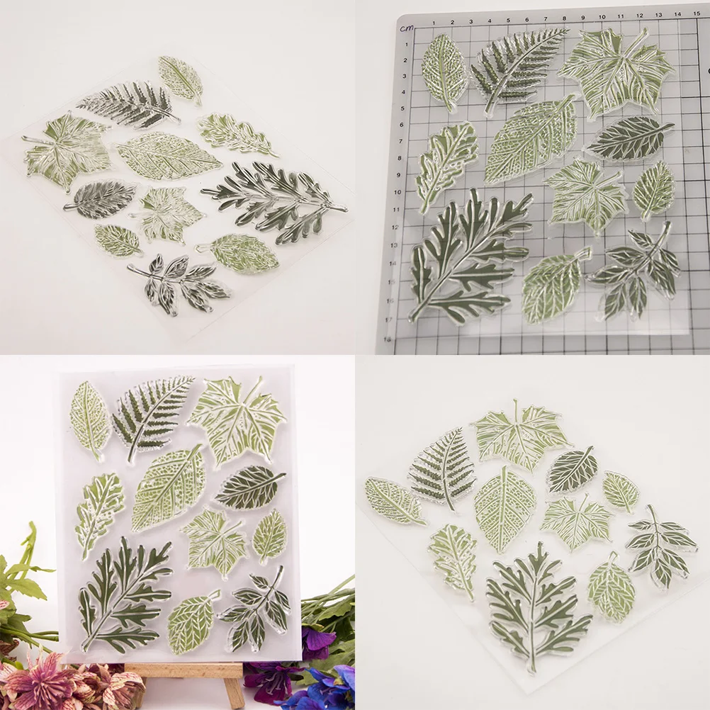 

Transparent Stamps Clear TPR Material Scrapbook Supplies Silicone Seal Craft Projects Easy Clean Reusable Durability Photo