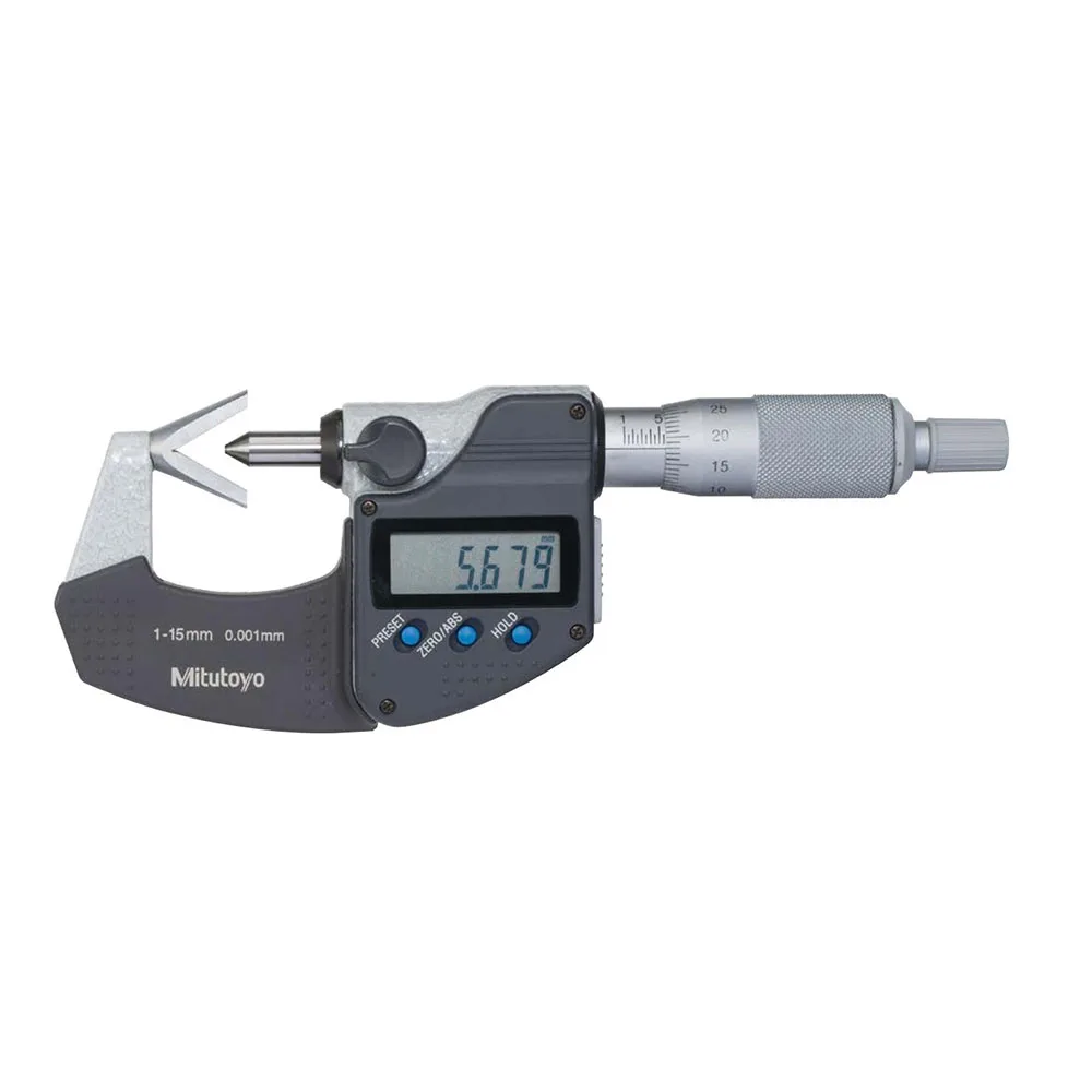 Mitutoyo 314-251-30 VM3-15MX  range 1-15mm digital V-Anvil Micrometers