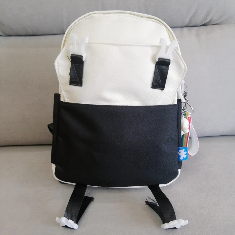 Embroidered New Cute Rabbit Ear Macaron Forest Style Multi-Layer Kindergarten Backpack Customized Children's Name Gift Package