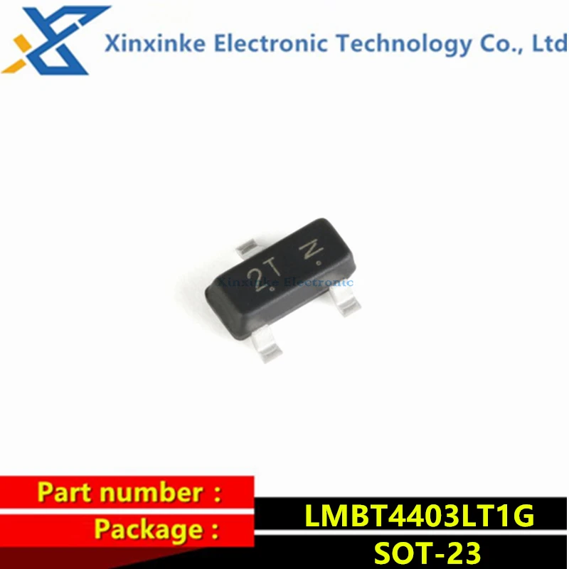 

100PCS LMBT4403LT1G 2T SOT-23 PNP Transistor -40V/-600mA