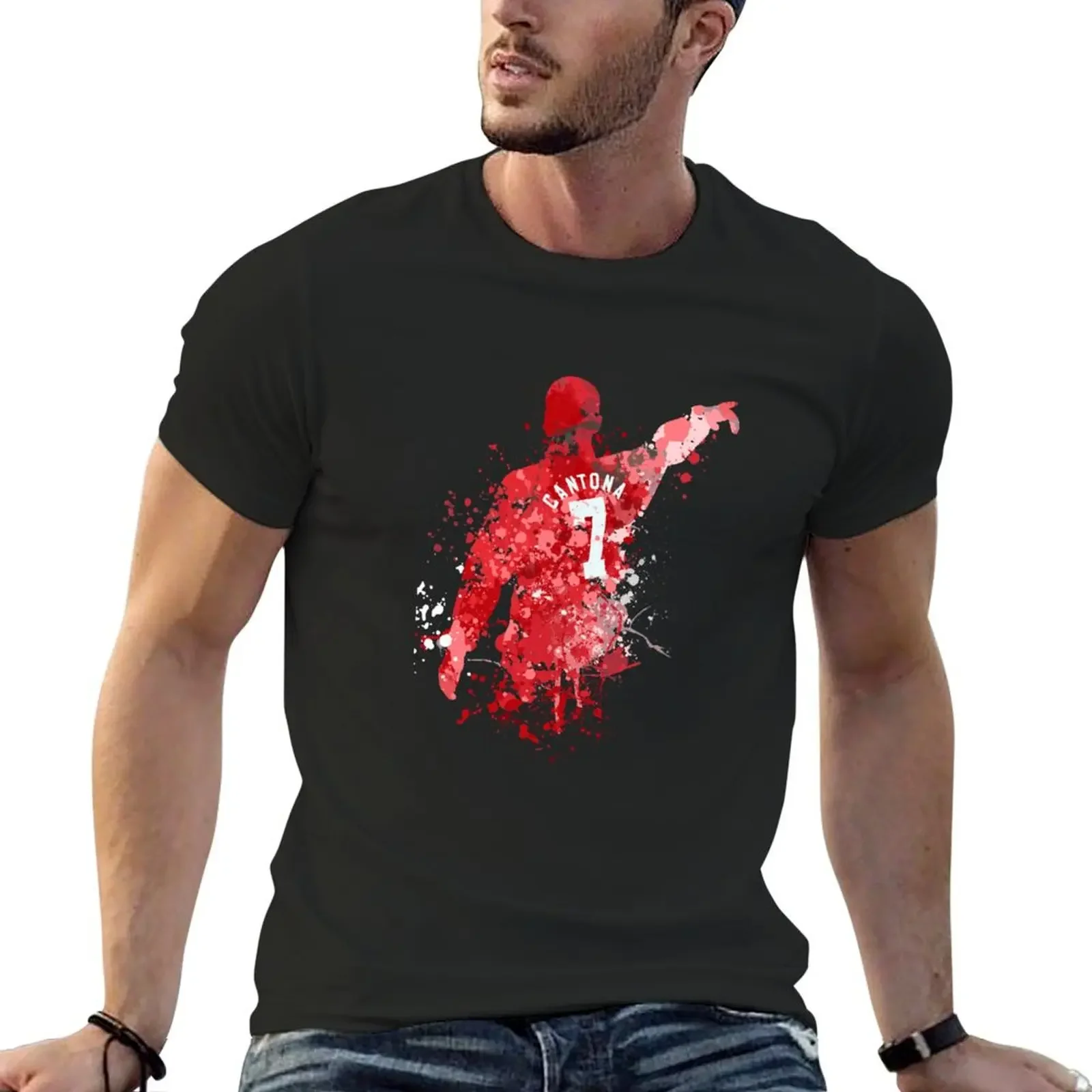 Eric Cantona Art T-Shirt essential t shirt cheap stuff oversized t shirt anime t shirts mens shirt graphic