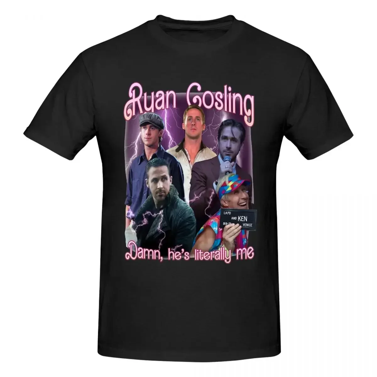 Мужские футболки с круглым вырезом, коротким рукавом и принтом