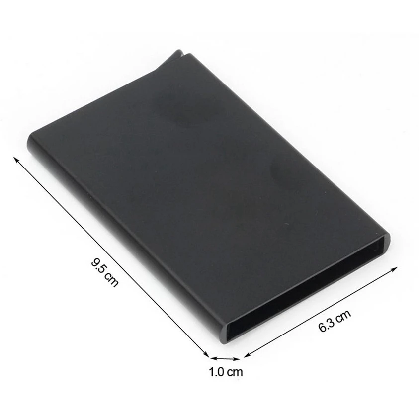 Automatic Credit Card Box Business Card Box  Metal Aluminum Alloy RFID Card Holder