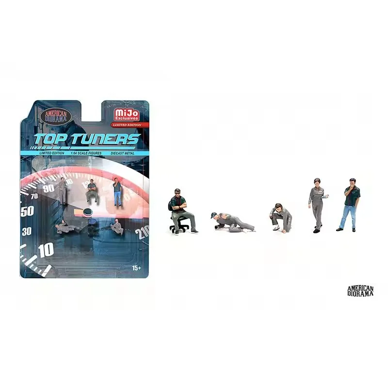Aksesoris Model Kendaraan 1:64 Model Top Tuners/Muscle Mechanics/The Fanatics/Speed Cop/Highway Patrol/Gentlemwens Club