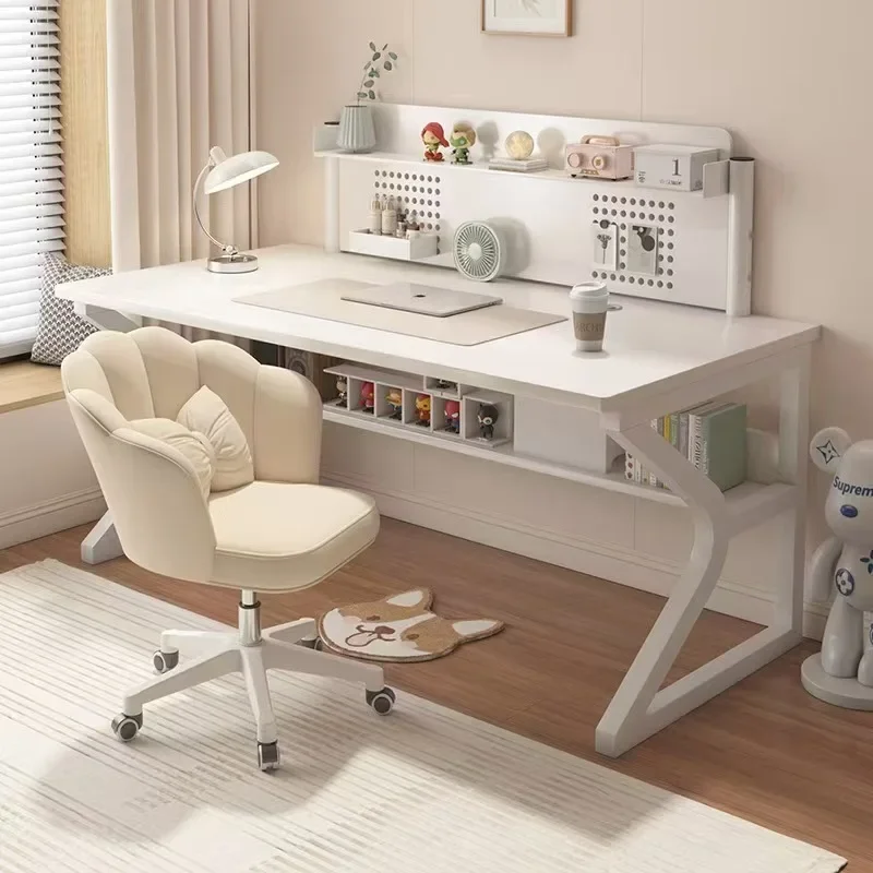 Computer Desk Desktop Household Desk Girls Bedroom Hole Board Small Table Simple Rental House Study Table Writing Table