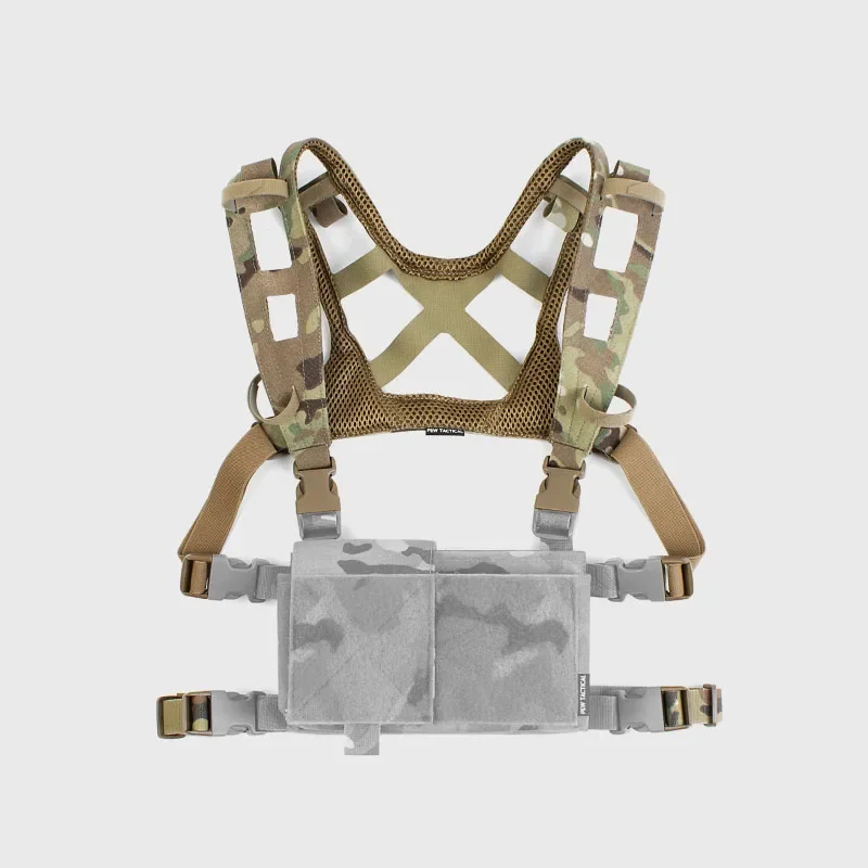 Outdoor Tactical MK3 D3CRM Tactical Chest Harness Strap Laser Cutting Chest Rig Vest Equipment - view 4