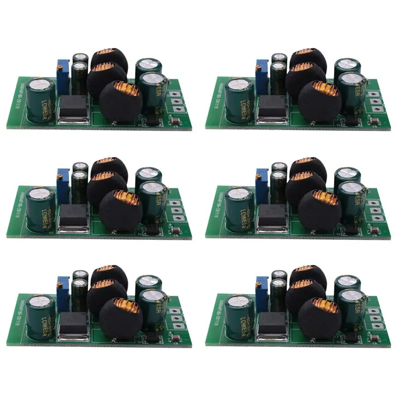AT19-6X 20W +- 5V-24V Positive & Negative Dual Output Power Supply DC DC Step-Up Boost-Buck Converter Module(No Terminal)