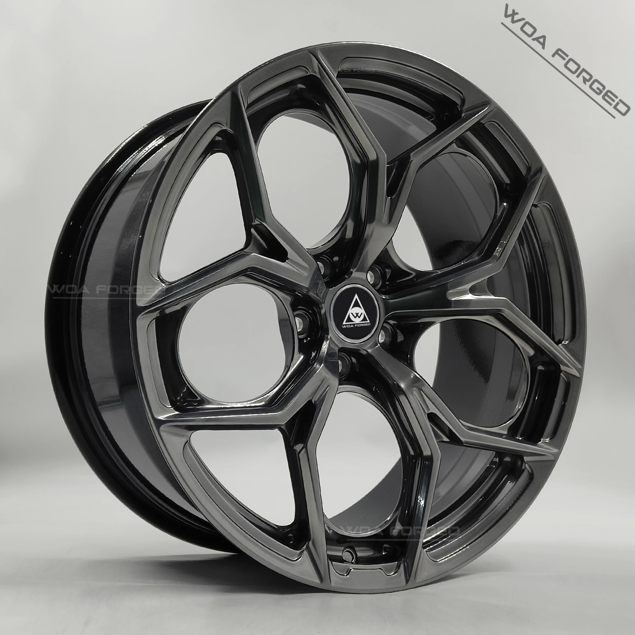 

High Quality P111SC Lightweight Forged Wheel Hub Single-Piece Aluminum with 20mm-40mm ET and 98mm-100mm PCD DB Silver colour