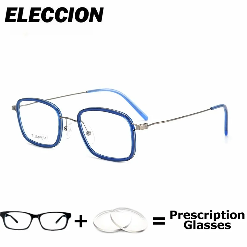 

ELECCION Prescription Glasses Presbyopia Myopia Reading Glasses Women Men Ultra Thin Light Flexible Optical Eyewear Multifocal