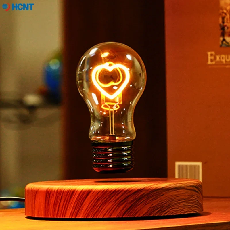 Magnetic Levitation Lamp Creativity Floating Glass LED Bulb Home Office Desk Decor Birthday Gift Table Novelty Night Light