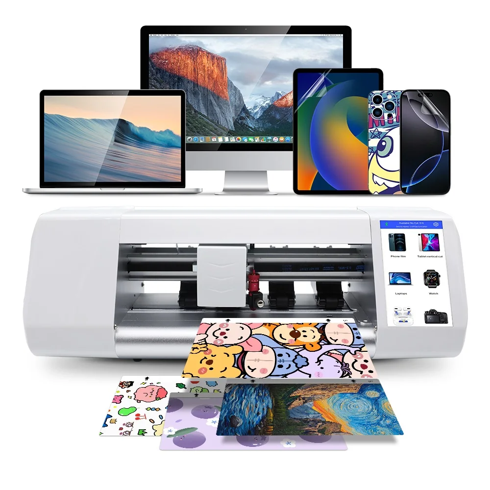 

Unlocked Smart Tpu Hydrogel Film Making Machine Screen Protector Cutter Plotter Mobile Phone Skin Cutting Machine For Cellphone