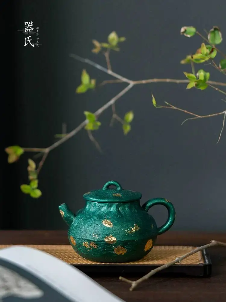Qishi Lacquer Brewing Tea Single Pot Home Use Special Teapot For Da Hong Pao Xiao Qing Gan And Pu er