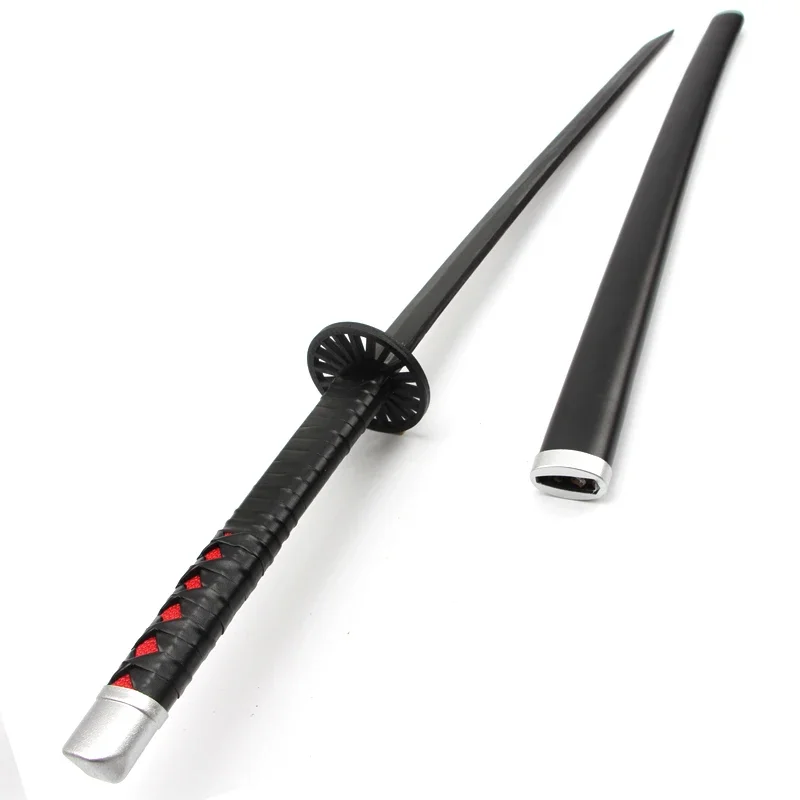 [Funny] 100cm Cosplay Anime Demon Slayer: Kimetsu No Yaiba weapon Tanjirou Kamado wooden Sword model Costume party Anime show