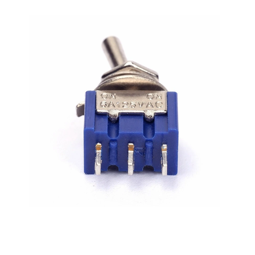 10 шт. AC125V 6A ON/ON 3 клеммы 2-позиционный тумблер SPDT мини микропереключатель для бытовой техники промышленное управление