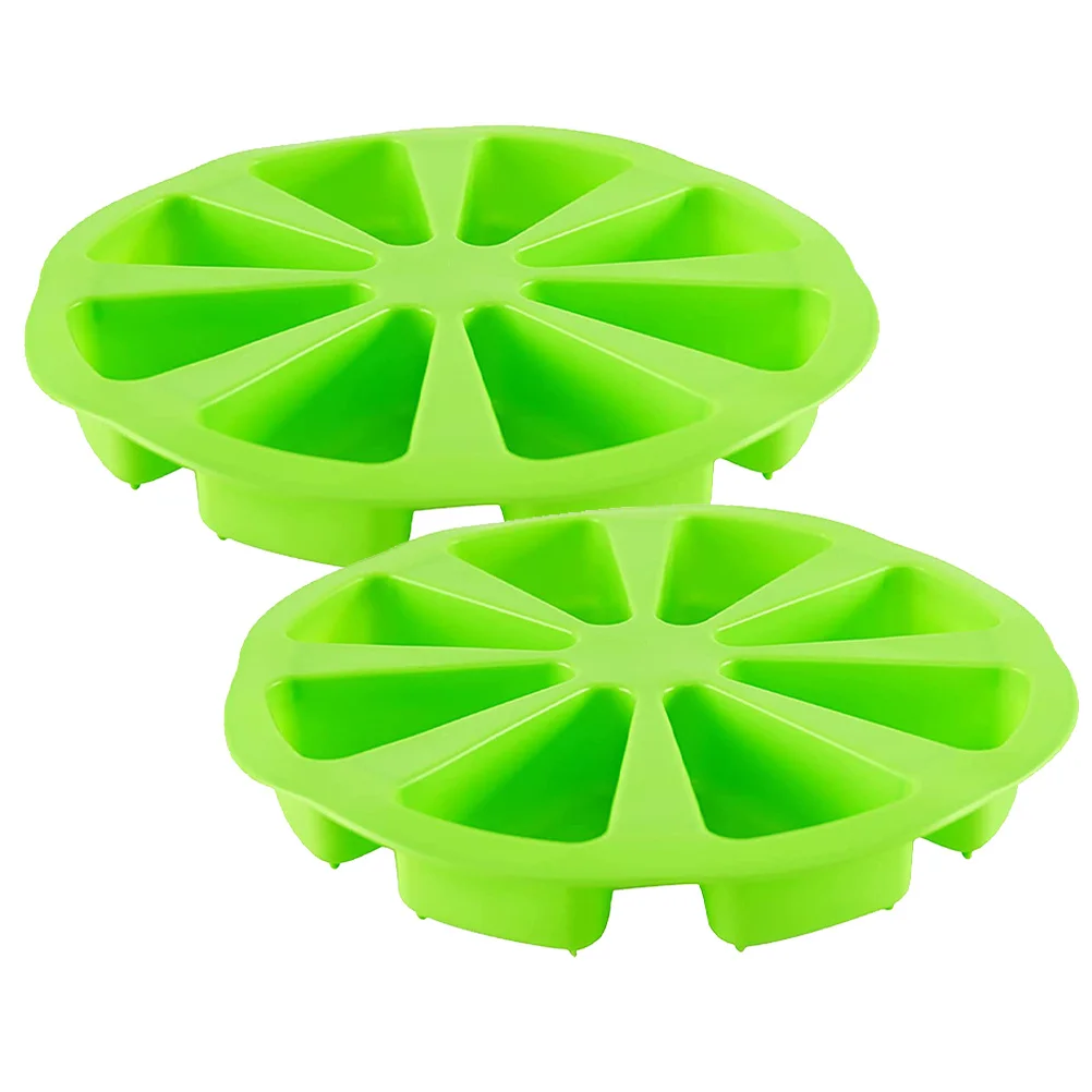 2 Buah Cetakan Kue Silikon Cetakan Kue Anti Lengket Dapat Digunakan Kembali untuk Permen Coklat Fondant Perlengkapan Memanggang Serbaguna Cetakan Mousse