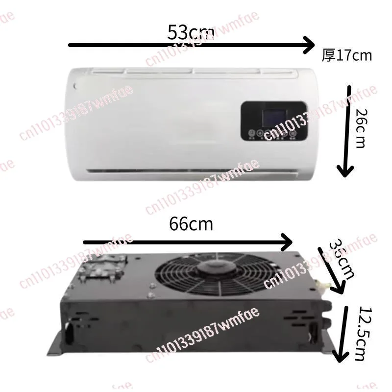24V12v vehicle energy-saving inverter engineering vehicle modified air conditioner