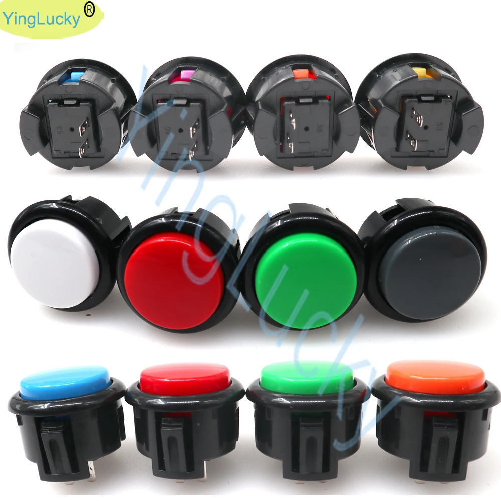 10 Pcs Arcade 30mm Push Button Copy SANWA OBSF-30 Buttons JAMAE MAME DIY Parts Arcade Console Joystick Game Machine