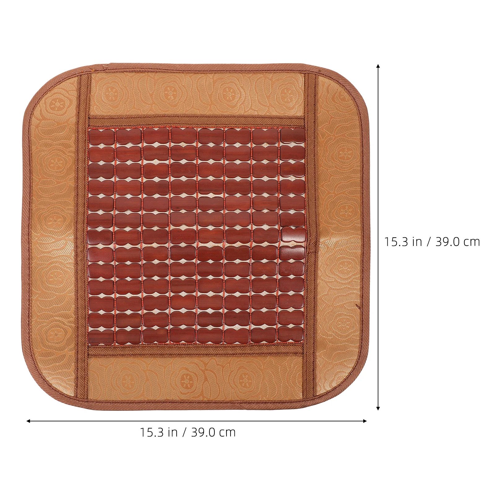 

Bamboo Chair Cushion Summer Cool Seat Pad Breathable Fiber Mat For Home Office Car Use Small Seat Cushion