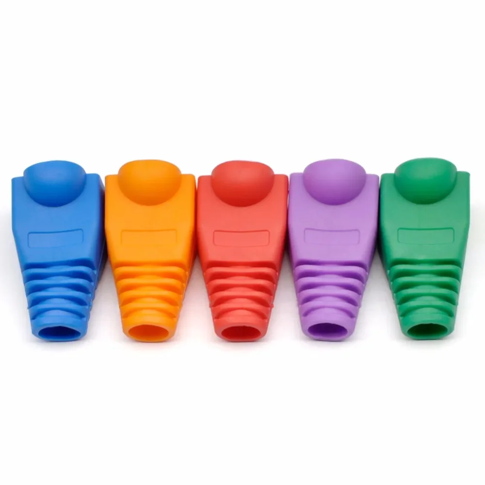 CNCOB environmental protection rj45 8p8c connector jacket cat5e cat6 cable protection sleeve, suitable for cable diameter 6.0mm