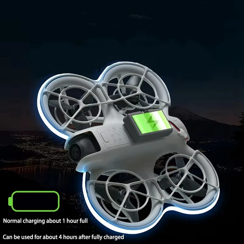 New-A47Q-Para dji neo led luz tira drone led noite vôo brilho ajustável lâmpada cinto localizador de iluminação acessórios drone