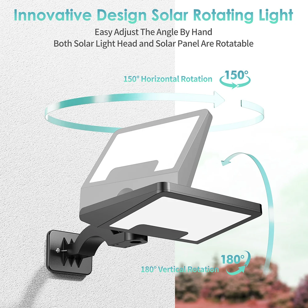 Imagem -03 - Solar Barn Segurança Shed Light Sensor de Movimento Impermeável Lâmpada de Parede Exterior Varanda Pátio Garagem Jardim 800 Lumen 6000mah Novo