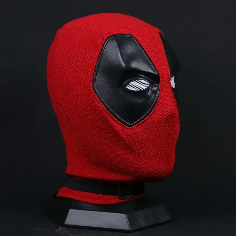 Masque Deadpool, Costume de Cosplay de fête d'halloween, couvre-chef en Nylon tricoté en coton, casque en maille, accessoires de Costume de carnaval avec coque faciale