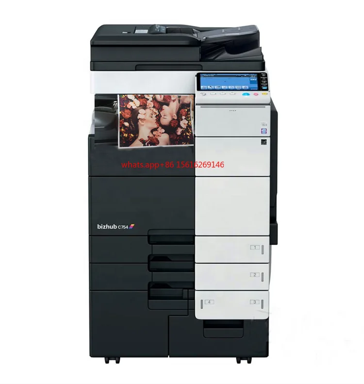 

High Speed Photocopy Machine Bizhub C754 C654 Used Copiers Printers for Konica minolta