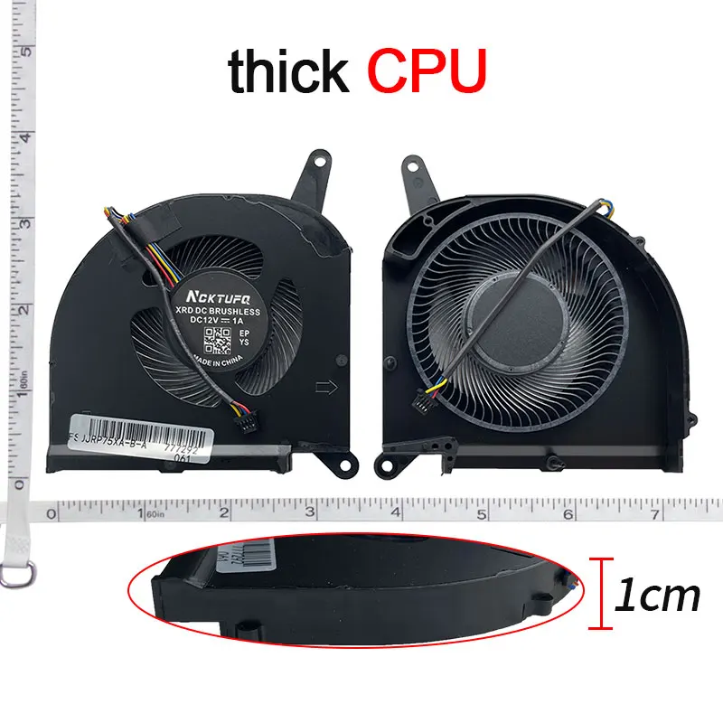 New CPU Cooling Fan For Gigabyte Aorus 15G 15P 17P 17G XC RX7G RP77 RX5G RP75 RP75W XA XD OLED SA AERO 17 AERO 15 OLED image 5