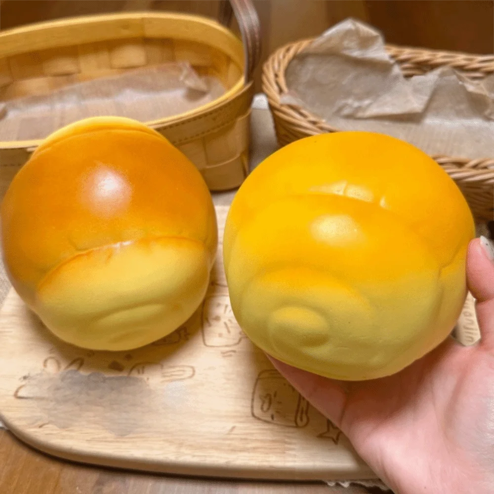 Children Slow Rising Bread Fidgets Toys Hand Relax Big Bread Squeeze Toy Pinch Cartoon Slow Rebound Toy Kids Adults