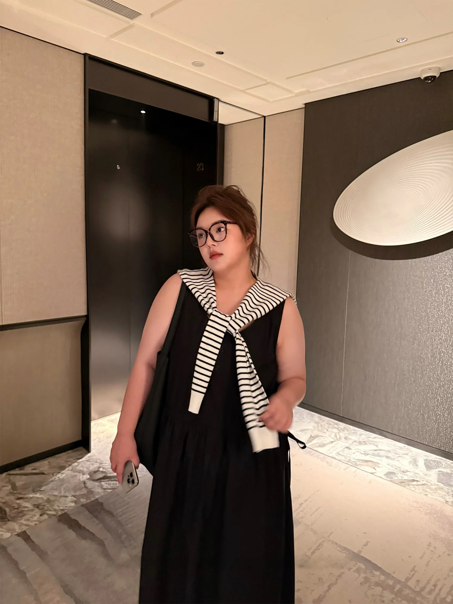 

Платье PONGKIKI большого размера из хлопка А-силуэта с жилетом, городской стиль, женское летнее платье, свободный крой, без бретелек, с круглым вырезом