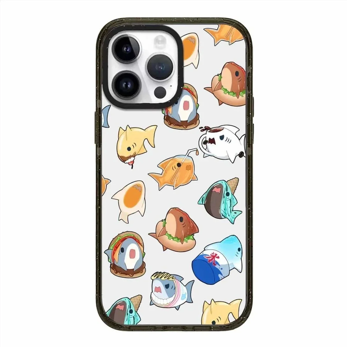 

Acrylic Cartoon Shark Phone Case Cover for IPhone 11 12 13 14 15 Pro Max Case for IPhone 14 Pro Max