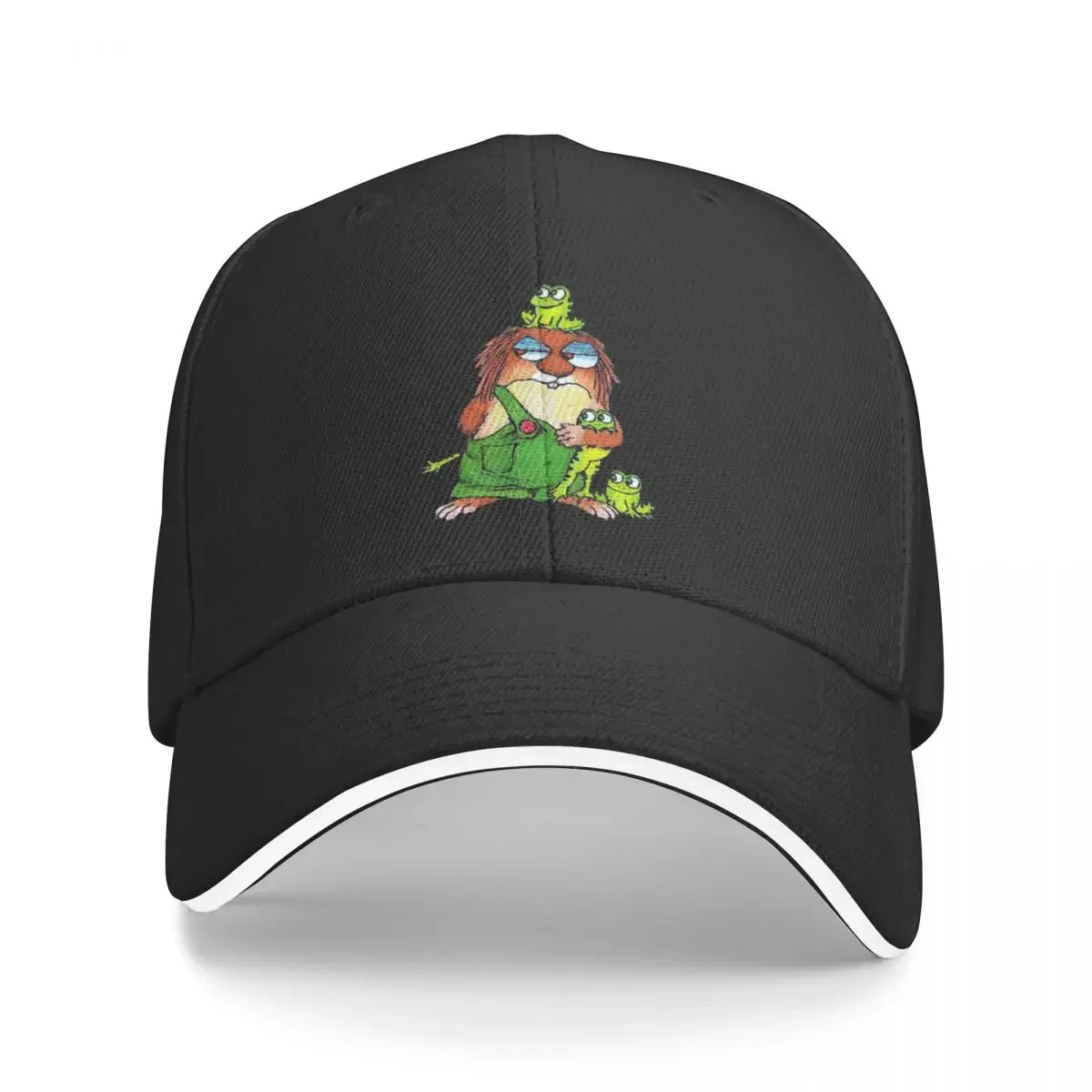 

little critter - don't touch my frogs Baseball Cap Hat Beach Uv Protection Solar Hat Hats For Men Women's