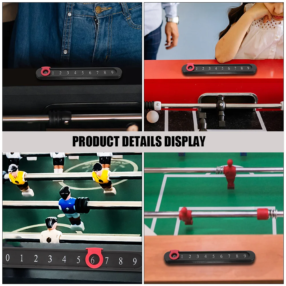 

4 шт., держатели результатов для настольного футбола, многофункциональное устройство для подсчета очков, портативные маркеры для настольных игр, инструменты