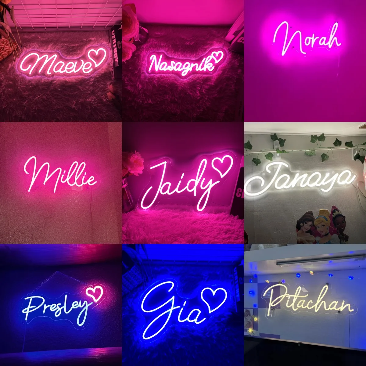 Aangepaste Led Naam Neon Sign Gift Kid Aangepaste Naam SignsTeenage Gift Led Neon Lights Muur Kamer Decoratie Slaapkamer Gepersonaliseerde Geschenken