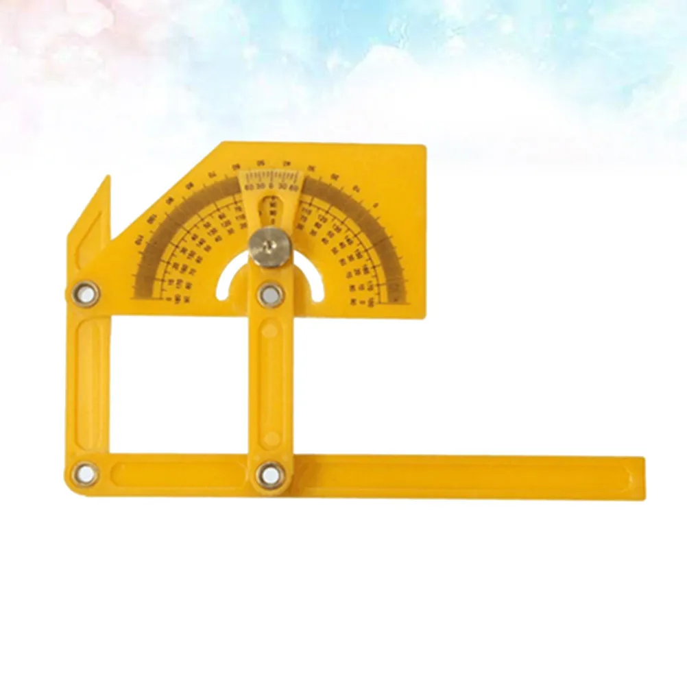 ABS Plastic Multi Angle Foldable Ruler 4 Folding Flexible Measuring Instrument for Precise Measurement Indoor Outdoor