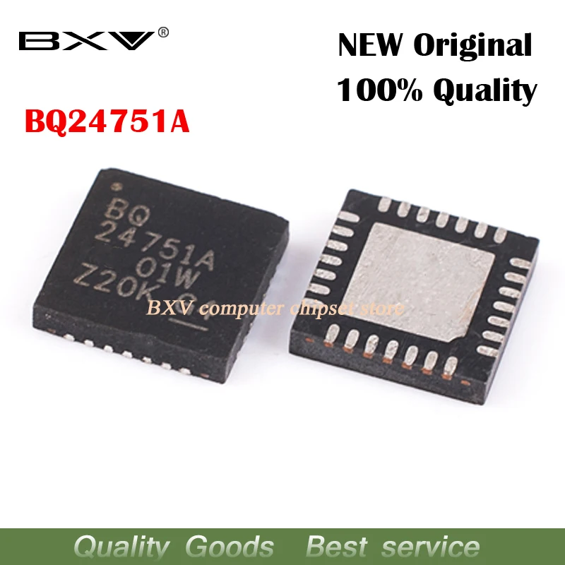 10PCS/LOT  24751A QFN BQ24751A  laptop chip 100% NEW Original Quality  International standard