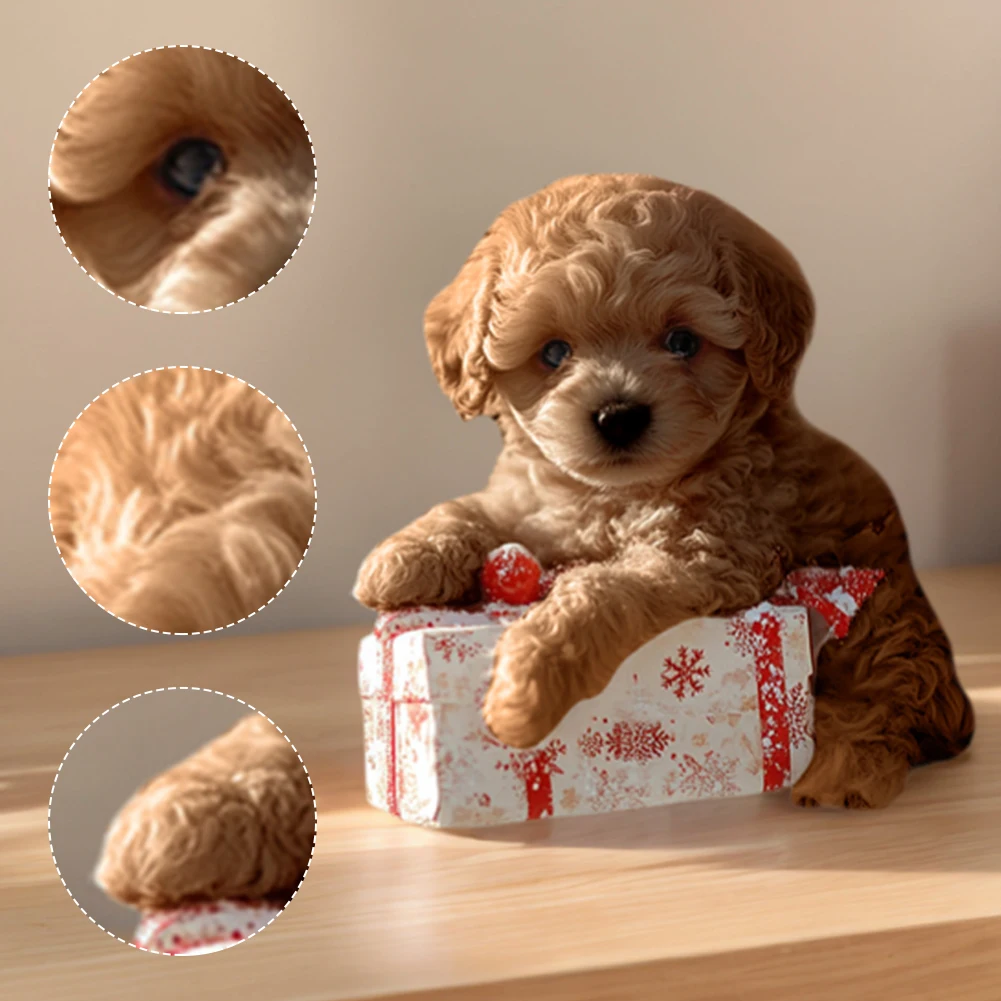 Elektroniczny pies robot interaktywny pluszowy szczeniak zabawka działa jak prawdziwy szczeniak pluszak pies na baterie dla dzieci w wieku 3 4 5 6 lat