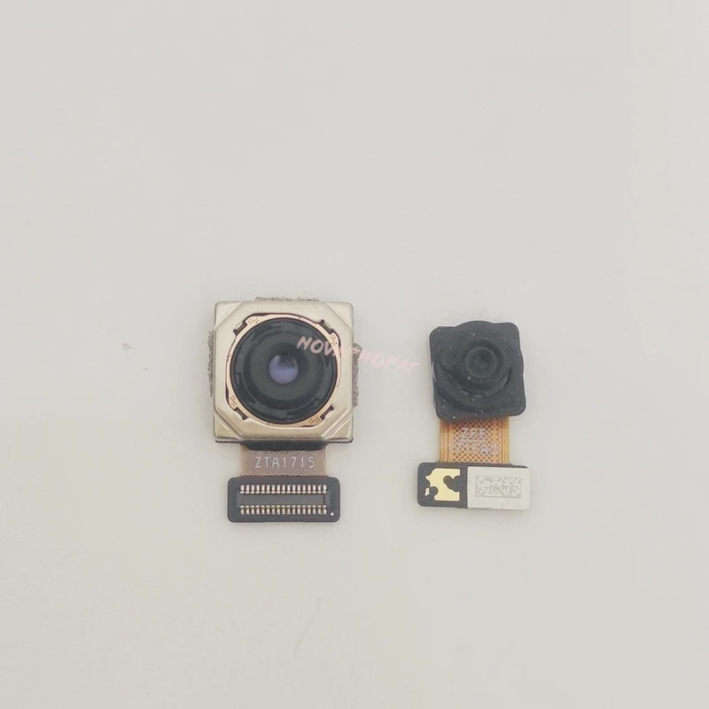 Novaphopat For Tecno Pova 4 Pro LG8n Back Rear Big Main Camera Module / Front Small Camera Flex Cable Replacement