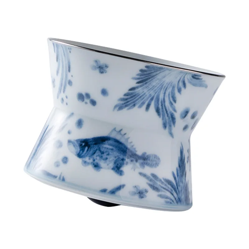 

High-end ceramic cup National tide style high-end coffee cup wine glass high value hand companion gift