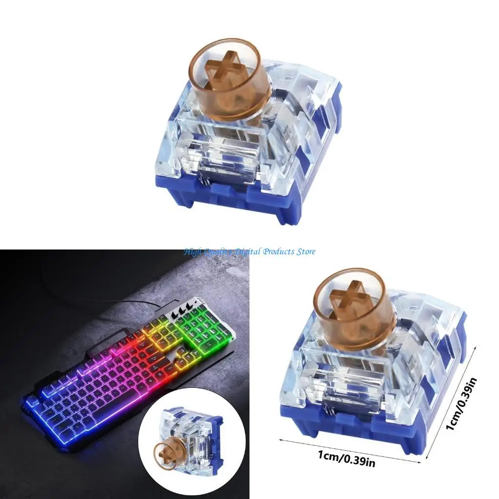 U2JE Deep Sea Whale Lonely Island Linears Tastile Silents Switches for Mechanical Keyboards Dustproof and Waterproof Box