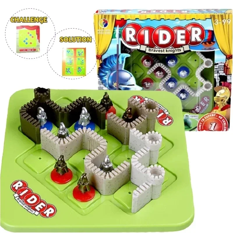 Knight Castle Maze Board Games Toys 60 Levels Logical Training Family Friends Party Interactive Table Games Children Puzzle Toys