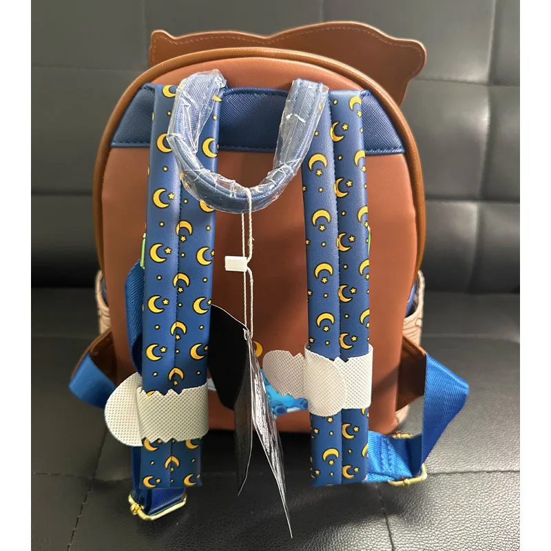 Mochila con estampado Loungefly de Disney Stitch Sleep, bonita mochila periférica de anime, bolsa de ocio para niños, novedad de 2025