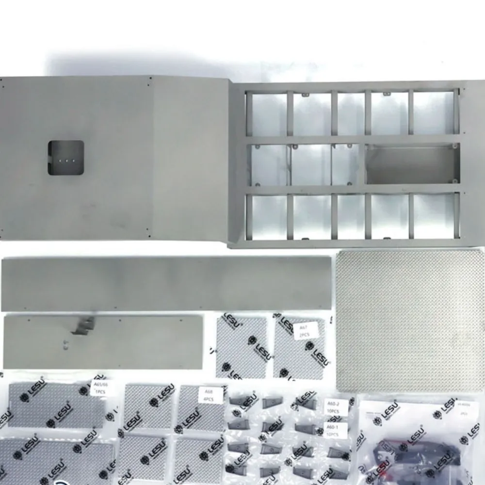 

Metal LESU 1/14 Trailer Hydraulic Lifting Tailboard for RC Tractor Truck Model Construction Vehicle Toy Gift