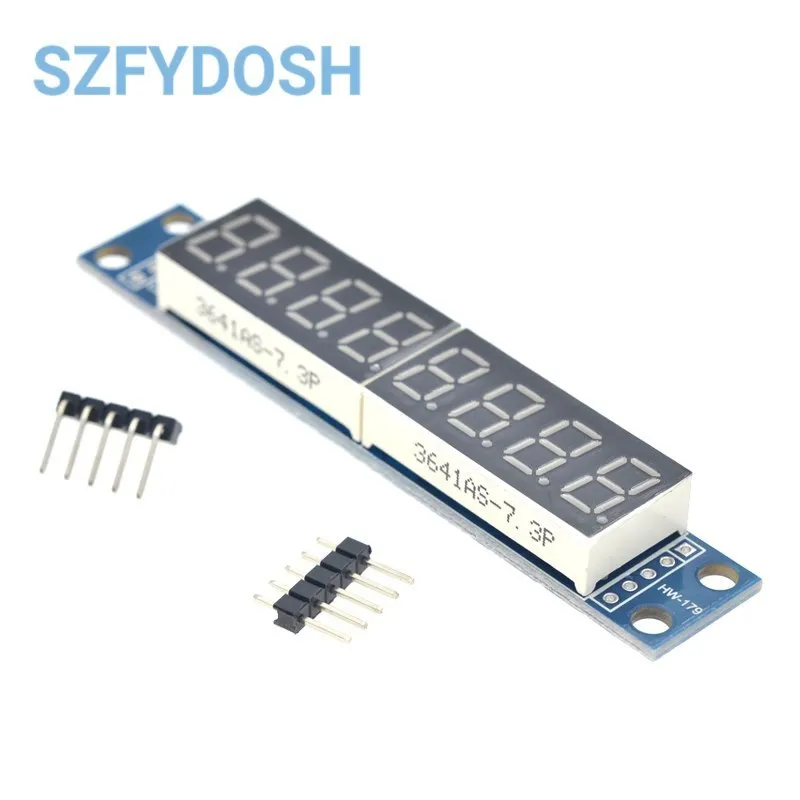  8 digit LED display module MAX7219 LED display support cascaded 8-bit serial 3 IO port control