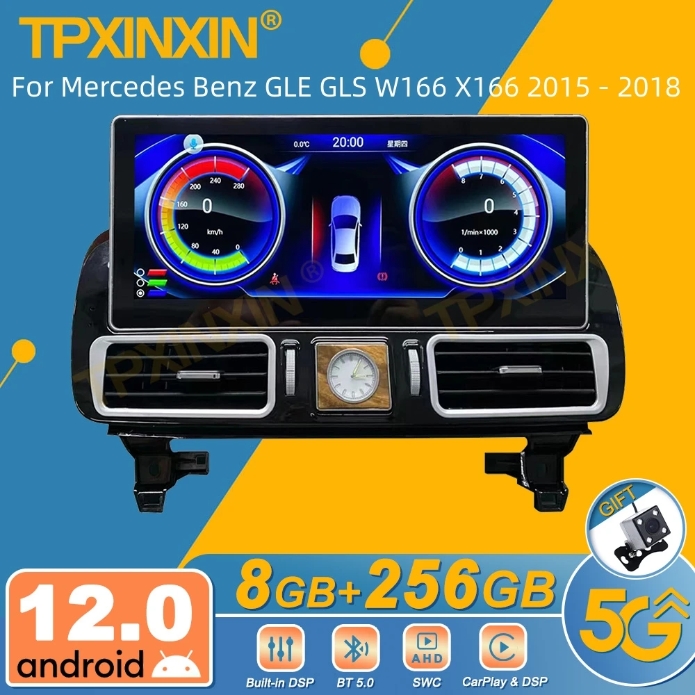 

For Mercedes Benz GLE GLS W166 X166 2015 - 2018 Android Car Radio Multimedia Video Player Wireless Carplay Autoradio Stereo GPS