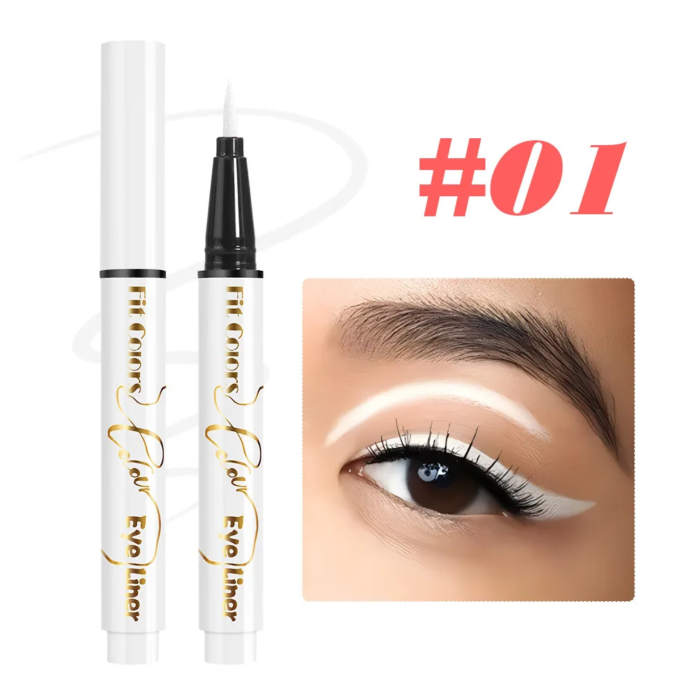 12 Pisaków do Malowania Twarzy i Ciała Reagujących na UV, Świecący Zestaw Eyelinerów, Wodoodporny, Długotrwały Makijaż Sceniczny, Prezent