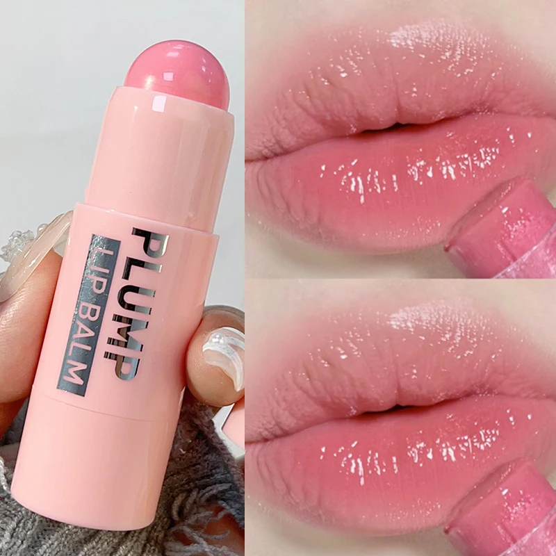 Moisturizing Jelly Lip Balm Long Lasting Anti-dry Hydrating Nourish ลิปสติกลดริ้วรอย Volumizing Lips แต่งหน้าเครื่องสําอาง