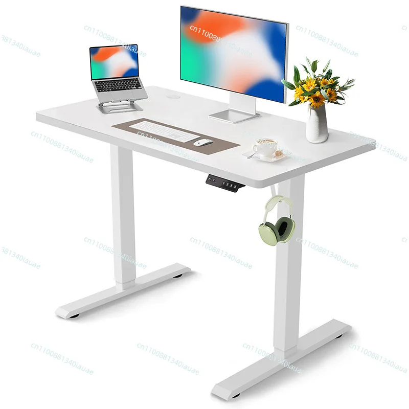 Single-motor Electric Lifting Desk, Standing Intelligent Adjustable Desk, Adjustable and Movable