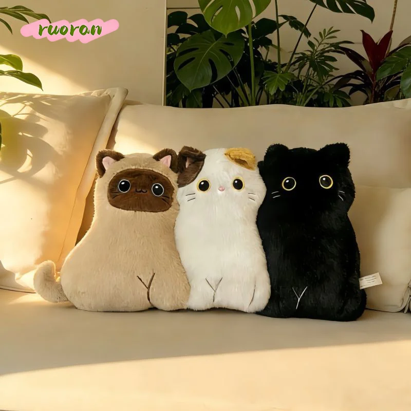 

Cute Cat Dog Joined Cushion Sofa Pillow Nap Window Seat Throw Pillow Living Room Decoration Ornament