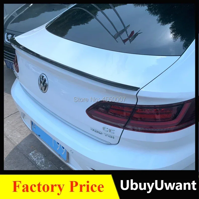 For Volkswagen New CC Arteon Spoiler ABS Material Primer Color Tail Wing Decoration Rear Trunk Spoiler 2019